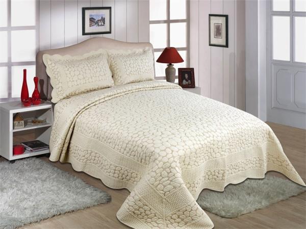 Microfiber / Cotton Embroidery Quilt Kits No Bleaching With Any Solid Colors