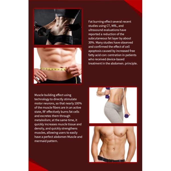 7 Tesla Ems Muscle Stimulation Body Sculpting Machine With Rf Lose Weight EMS Machine