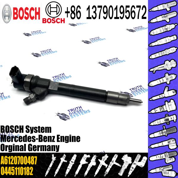 New Bosch Fuel Injector 0445110106 0445110070 0445110097 0445110182 0986435039 A6120700487 for Mercedes Benz