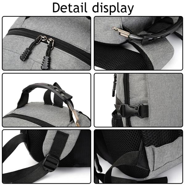 Main Material Oxford Custom Logo USB School Backpack for Casual Sports and Laptop