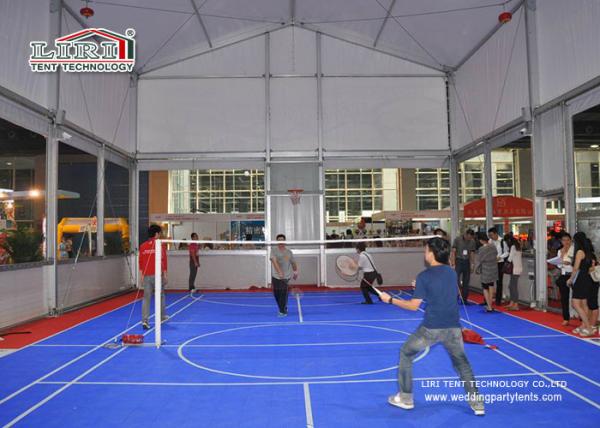 Barracas de alumínio do evento desportivo do quadro transparentes para o centro do campo de ténis