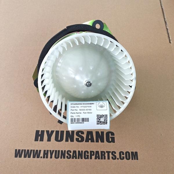 Moteur de fan 56500-40180 pour EX200 ZAX200 SK60-3 HM250-2 HM300-2 HM350-2