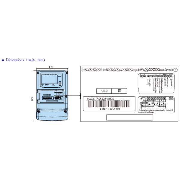 3 серия DTSD/DSSD8080 протокола Modbus-RTU порта метра силы 2loop участка многофункциональная RS485