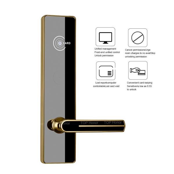Cartão térmico RFID Cartão eletrônico magnético RF Cartão inteligente fechaduras de porta Sistema de gerenciamento de fechadura de hotel