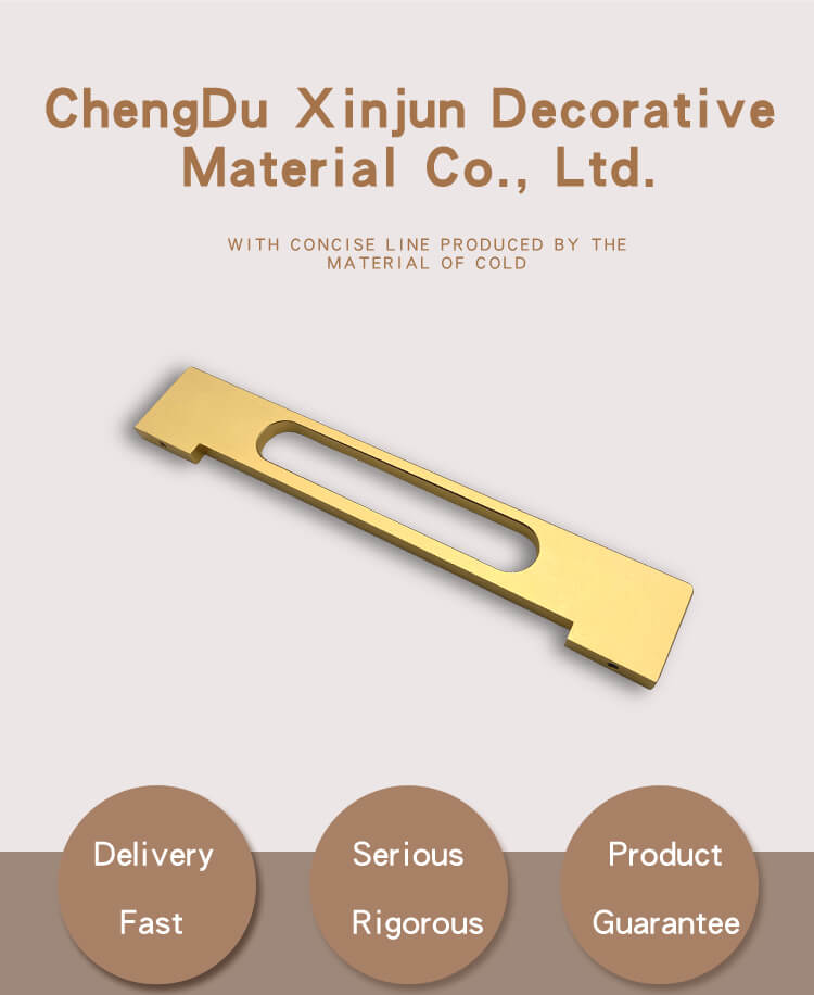 Cabinet Handles Knobs Gold Furniture Pulls Long Kitchen Door Handles Cupboard Wardrobe Drawer Pulls