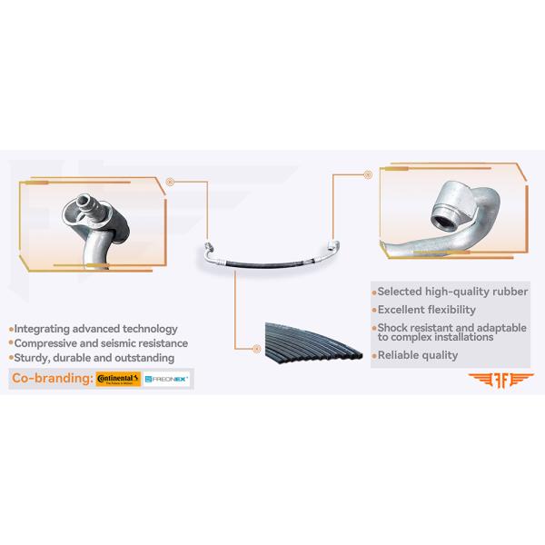 BMW X1 E81 E82 64509241352 Suction AC Hose For 13-15 2.0L  E84