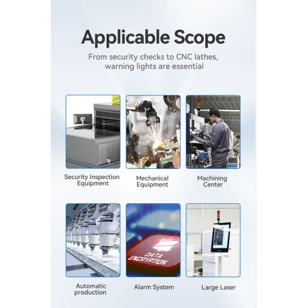 Lampe de tour de signalisation personnalisée, multicolore, IP50, économie d'énergie, résistance à la corrosion