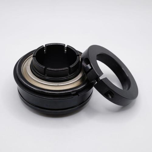 GQZ LS209 2F Self-aligning LS Y Insert Bearing 45mm Bore Double 2F Anti Dust Seal Eccentric Lock Bearing for Packaging Automation Farm Equipment