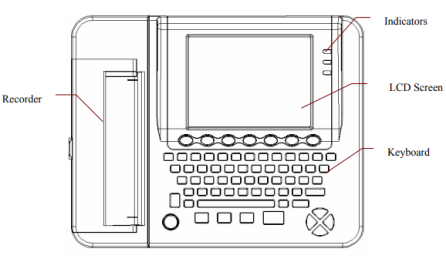 Edan SE-1200 Express ECG/EKG Machine Front Casing / Top Panel Медицинское оборудование Запчасти