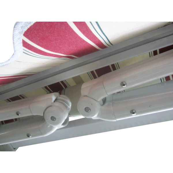 Heavy-duty outdoor retractable awning manual or motorized strong awning