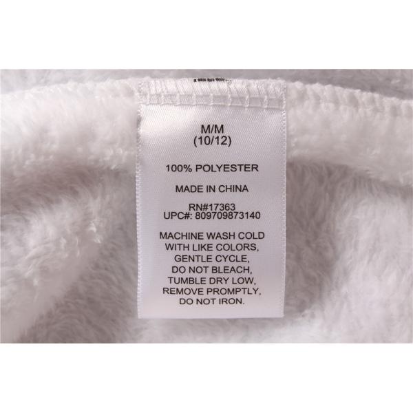 Stockpapa 100% Polyester Womens White Long Bathrobe For Winter