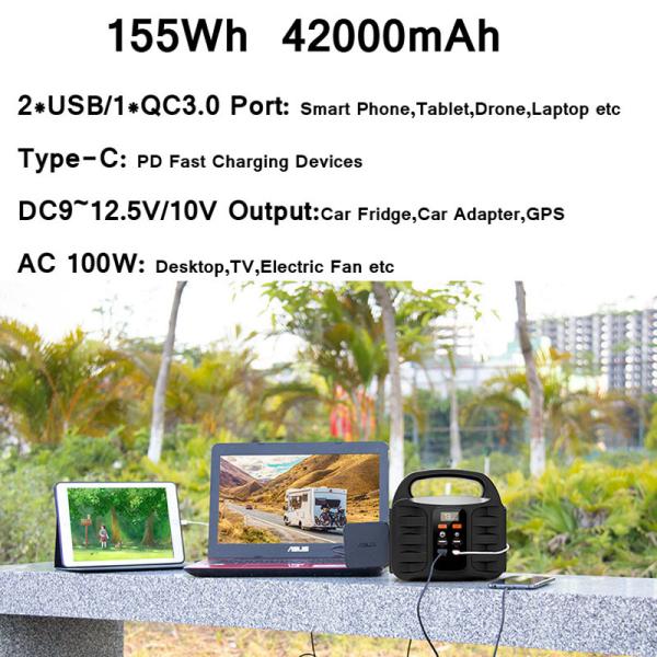 155W 42000Mah Power Charger Station Wireless Portable Over Temperature Protection