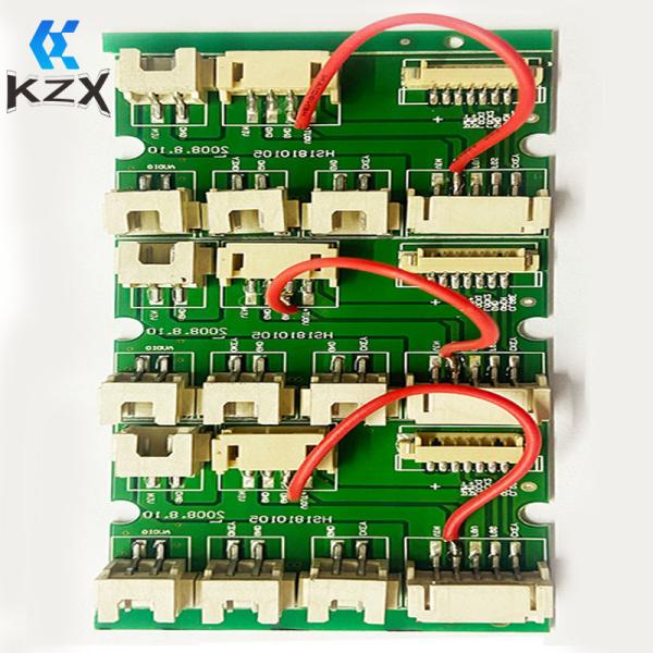 Blind Buried Vias 2 Layers PCB With Green Solder Mask Integration
