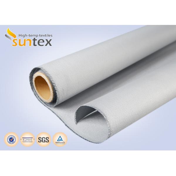 0.4mm PU Coated Fiberglass Fabric, Fireproof & Smoke Barrier for Fire Curtains, Thermal Insulation Roll & Pipe Protection Cover