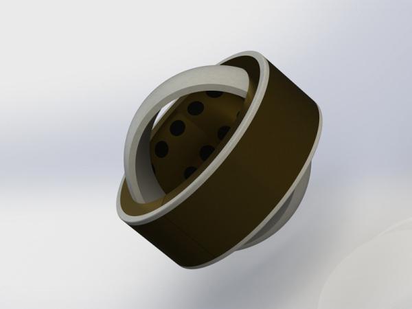 Self-Lubricating Load Direction Radial Spherical Plain Bearing For Hydro-Turbine