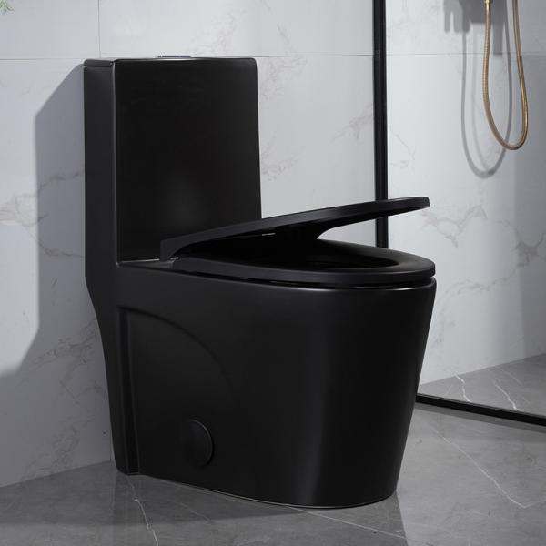 Do toalete nivelado da altura do conforto de Matte Black One Piece Dual botão nivelado superior