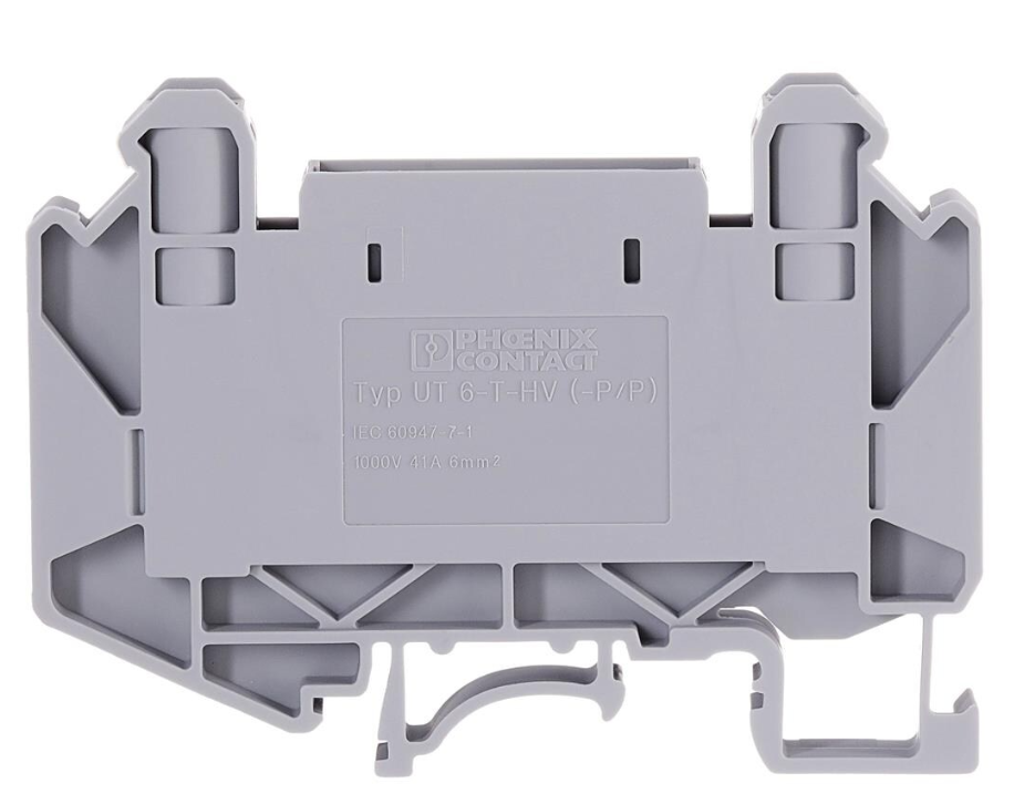 Phoenix Contact Connection Terminal Blocks 3070121 UT 6-T-HV P/P - Test disconnect terminal block