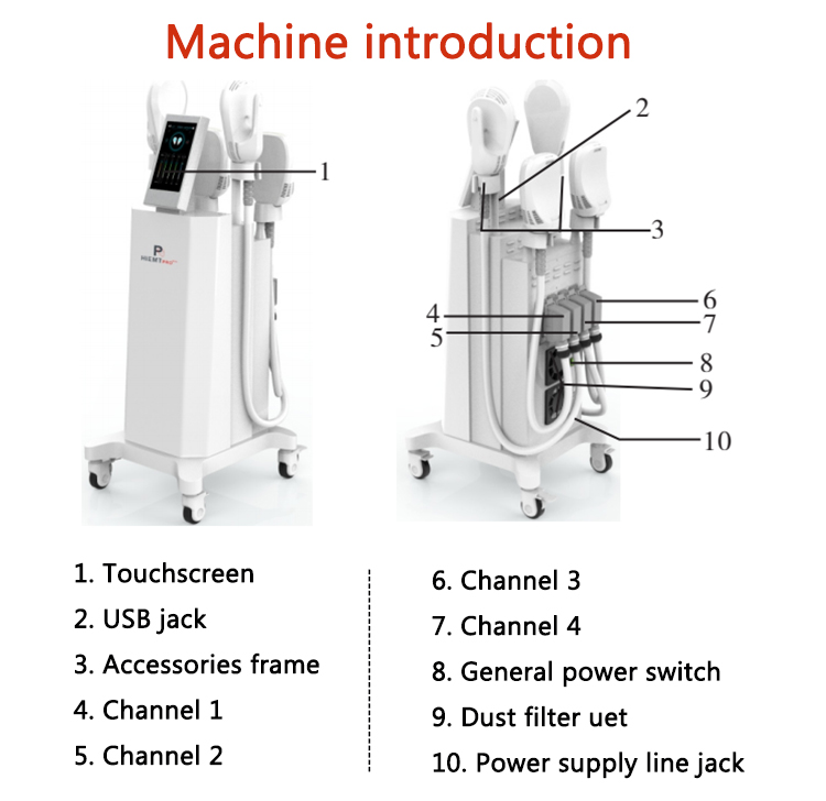 EMS muscle stimulator machine