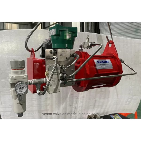 Heavy Duty Scotch Yoke Pneumatic Actuator for Oil & Gas Project Ball Valves with Spring Return