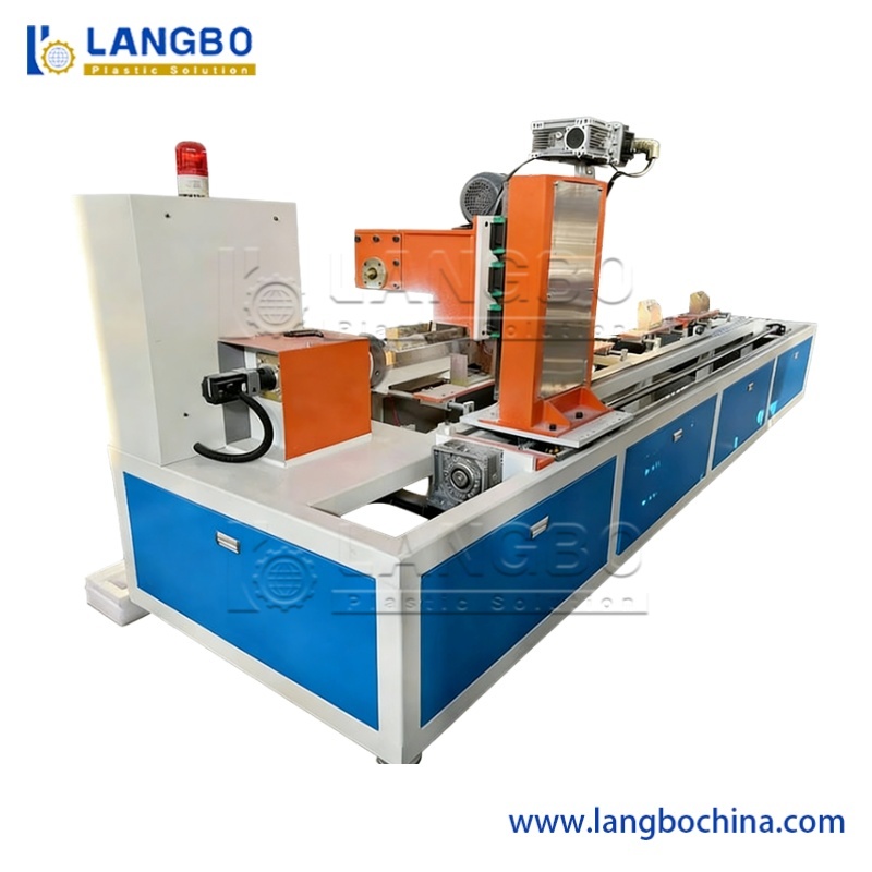 32-200mm Automatic High Speed Plastic PVC Pipe Slotting Grooving-Cutting Machine/PVC Pipe Thread Cutting Machine