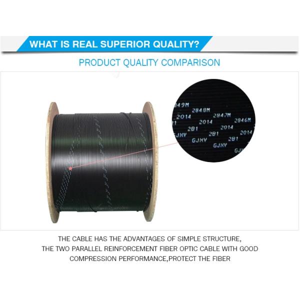FTTX Fiber Optic Cable 1KM Price FTTH Indoor Drop Cable 3 Years Warranty
