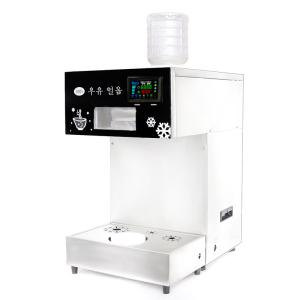 Máquina de gelo de neve de refrigeração por água de 220 kg de rendimento direto