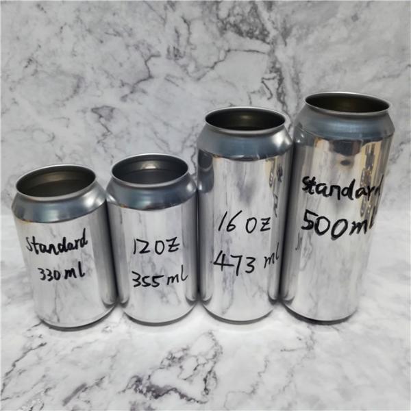 Sleek 16oz 473ml Empty Aluminum Cans For Beer Beverage