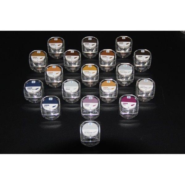 Yucera 18-Color Ceramic Zirconia Staining & Glazing Kit Natural Glow for  Dental Lab Creations