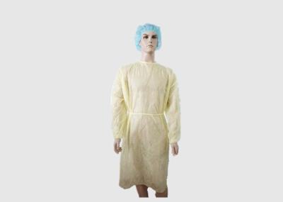Dust Proof Disposable Isolation Gowns Plastic Material Good Tensile Strength