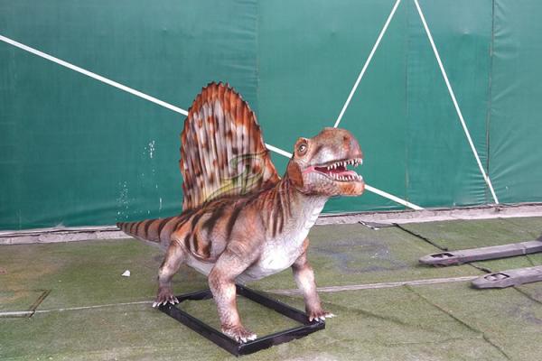 Vida atrativa - faça sob medida a estátua do dinossauro, escultura de borracha do jardim do dinossauro do silicone