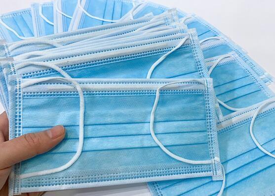Antiviral Disposable 3 Layer Face Mask Suitable For Outdoor Indoor Industrial Usage