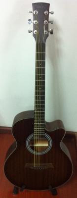 40inch standard size High quality  OEM Cutaway guitar whole Sapele guitar Matt color- TP-AG23