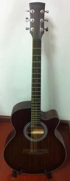 40inch standard size High quality  OEM Cutaway guitar whole Sapele guitar Matt color- TP-AG23