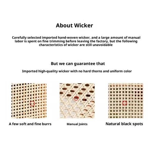 Eco-friendly Solid Wood PU Rattan Weaving Backrest Armchair Premium Comfort for Apartment Hotel Dining Rooms-Modern Design