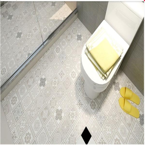 Auto-adhésif auto-adhésif pour les sols de salle de bain