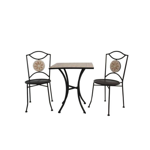 Outdoor Modern Metal Folding Foldable Garden Chairs and Table Patio Furniture Garden Patio Set with Umbrella