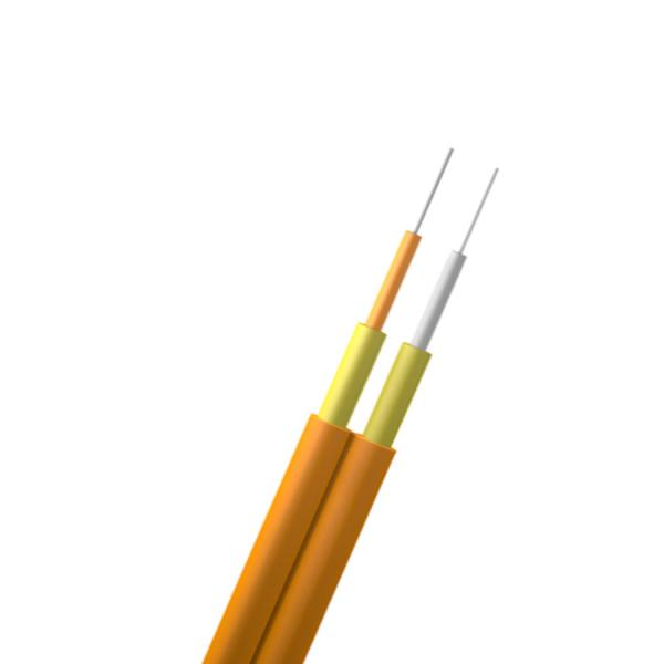 Duplex Zipcord Fiber Optic Cable Singlemode Multimode For Data Communication ZCC GJFJV-2F