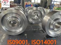 Stacker Crane Systems 42CrMo Free Forging Forged Trolley Wheel  For Port Crane