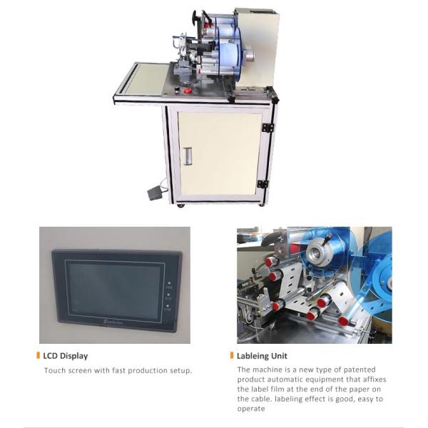 Máquina de rotulagem de fios de cabo CX-504 - Precisão de rotulagem ± 0,5 mm