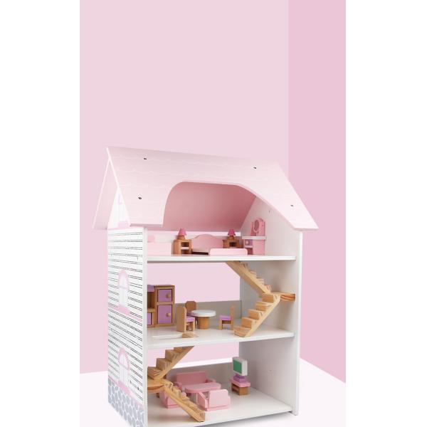 Водный покрывая мини деревянный дом симуляции для детей