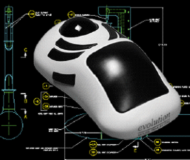 Customizável a evolução MOUSE-TRAK (eMT) dos sistemas de ITAC com 6 botões