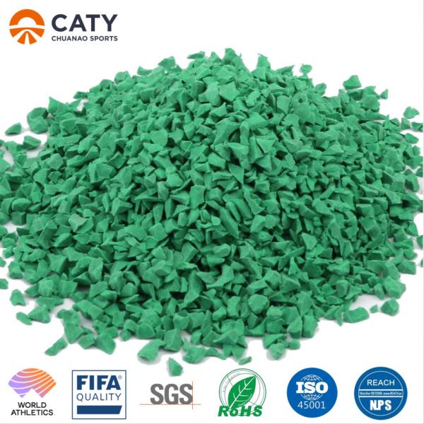  Low-Dust Anti Corrosion Artificial Grass Rubber Pellets For Football Field Infill