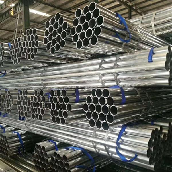 0.5MM-5MM ASTM A53 Galvanized Round Steel Pipe Q235 Q345 Q195