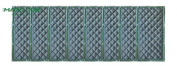 Polyester Wool Outdoor Noise Barrier Fire Resistance For construction site