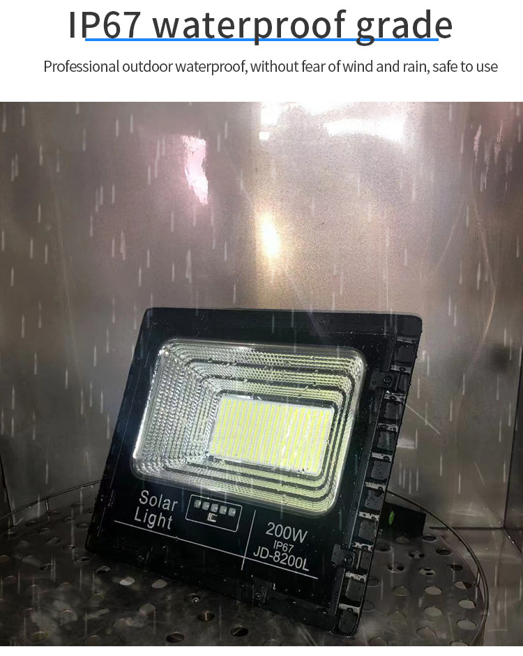 Стена 100W водоустойчивого солнечного репроектора СИД силы света потока на открытом воздухе