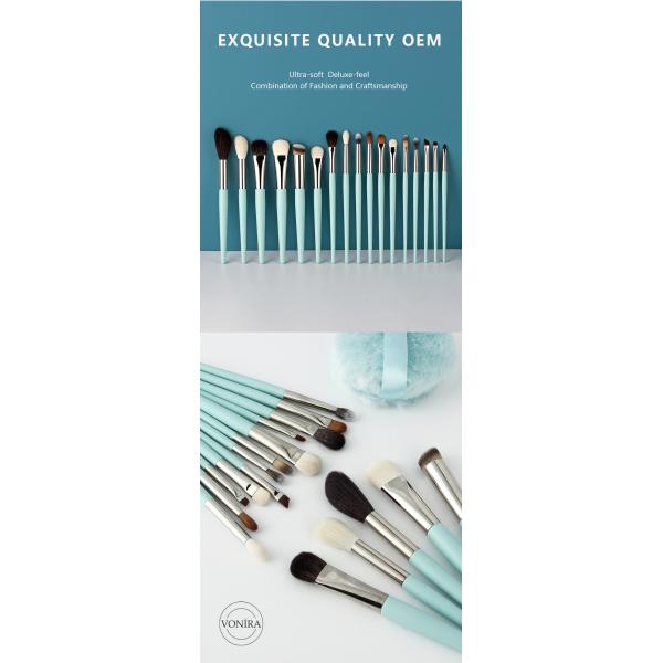 Макияж волос соболя козы белки Vonira синтетический чистит щеткой с ручкой березовой древесины