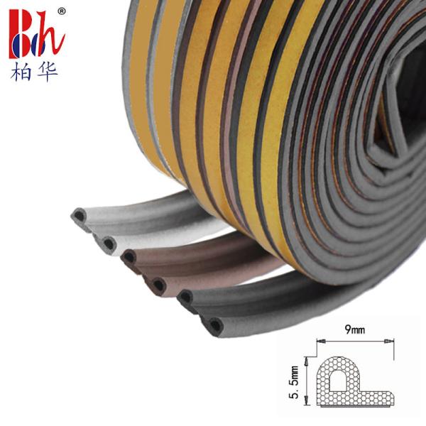 форма p уплотнений 9x5.5mm EPDM резиновая Weatherstrips для двери и окна