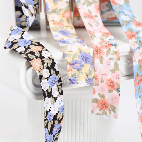 Цветочная цветочная хлопчатобумажная лента 25 мм