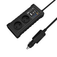 Invertisseur d'alimentation pour voiture de 12 V CC à 110 V AC 220 V avec USB et type C