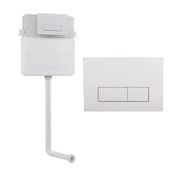 Plastic Toilet Flush Water Tank for Modern Ceramic Toilet WC in Bathroom Renovation